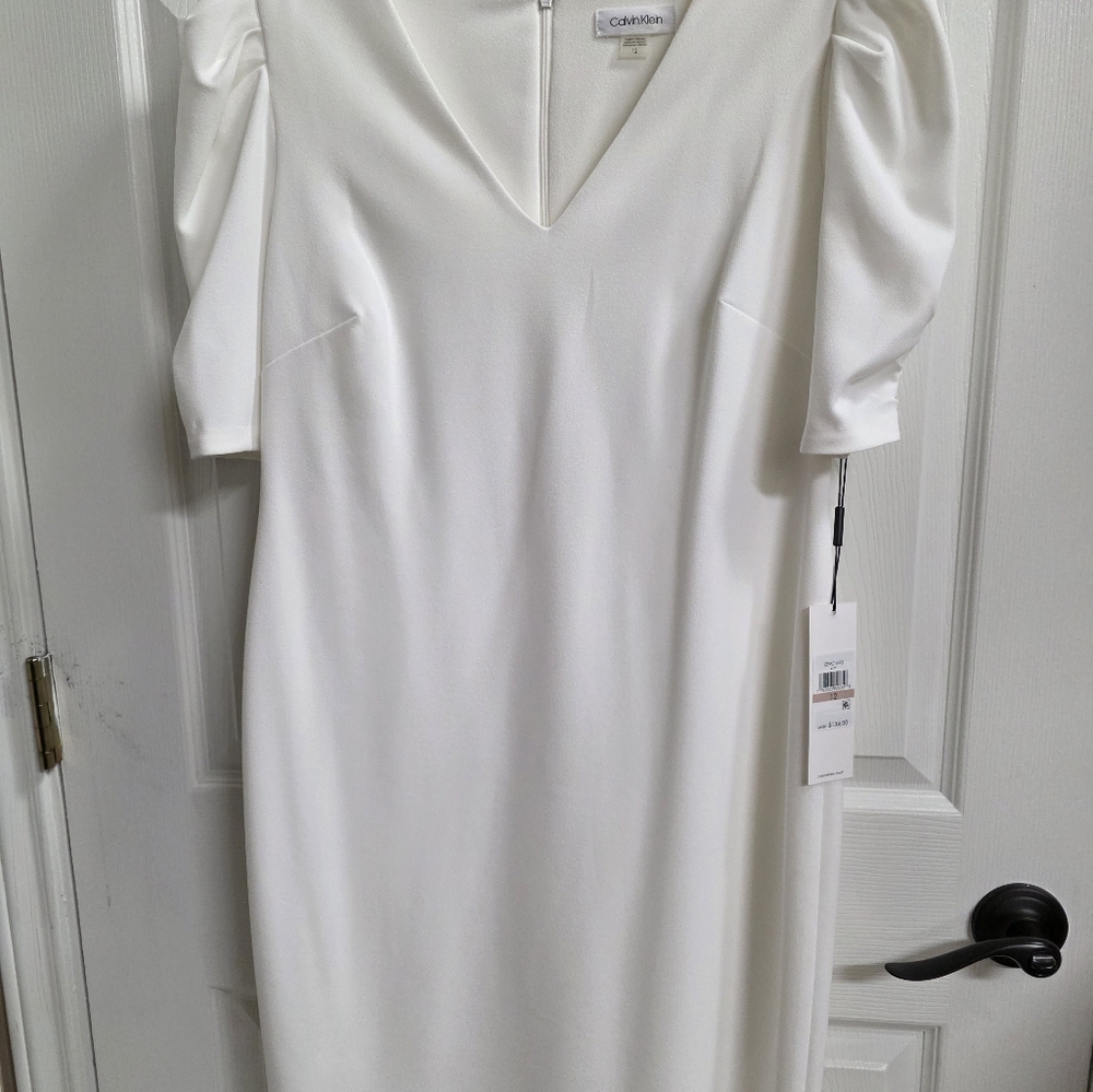 Calvin Klein White Dress